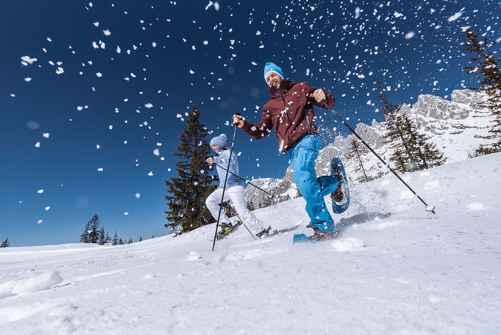 Wildbach-Lodge-Schneeschuhwandern_Hochkoenig