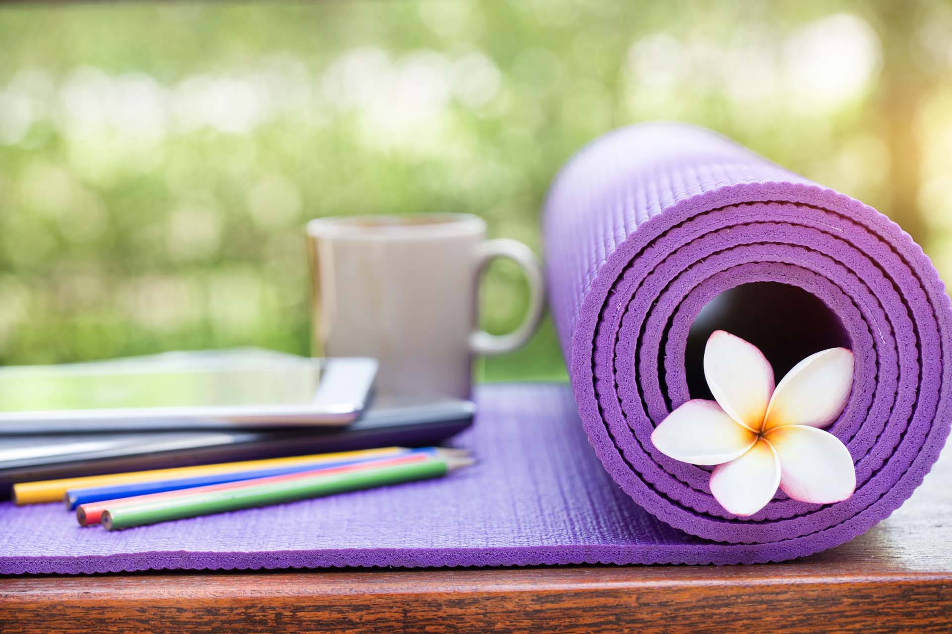 Wildbach-Lodge-Wellness-im-Appartment-Yogamatte