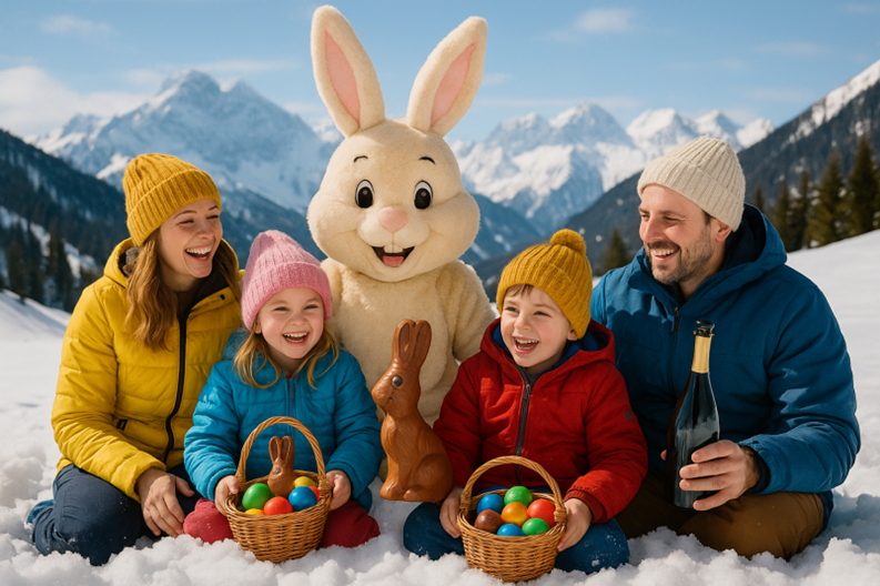 Ostern in der Region Hochkönig - Familie, Osterhase und Ostereier